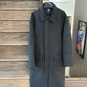 Le 31 LOFT par SIMONS - Men’s Black Wool Coat - Size L - Pristine Condition